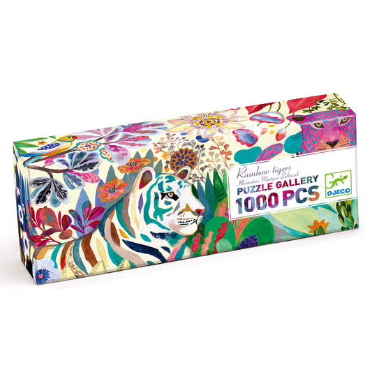 Rainbow Tigers Puzzle 1000 Pieces