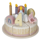 Wooden Birthday Cake Pink