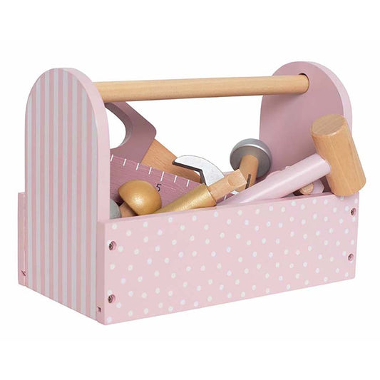 Pink Wooden Toolbox