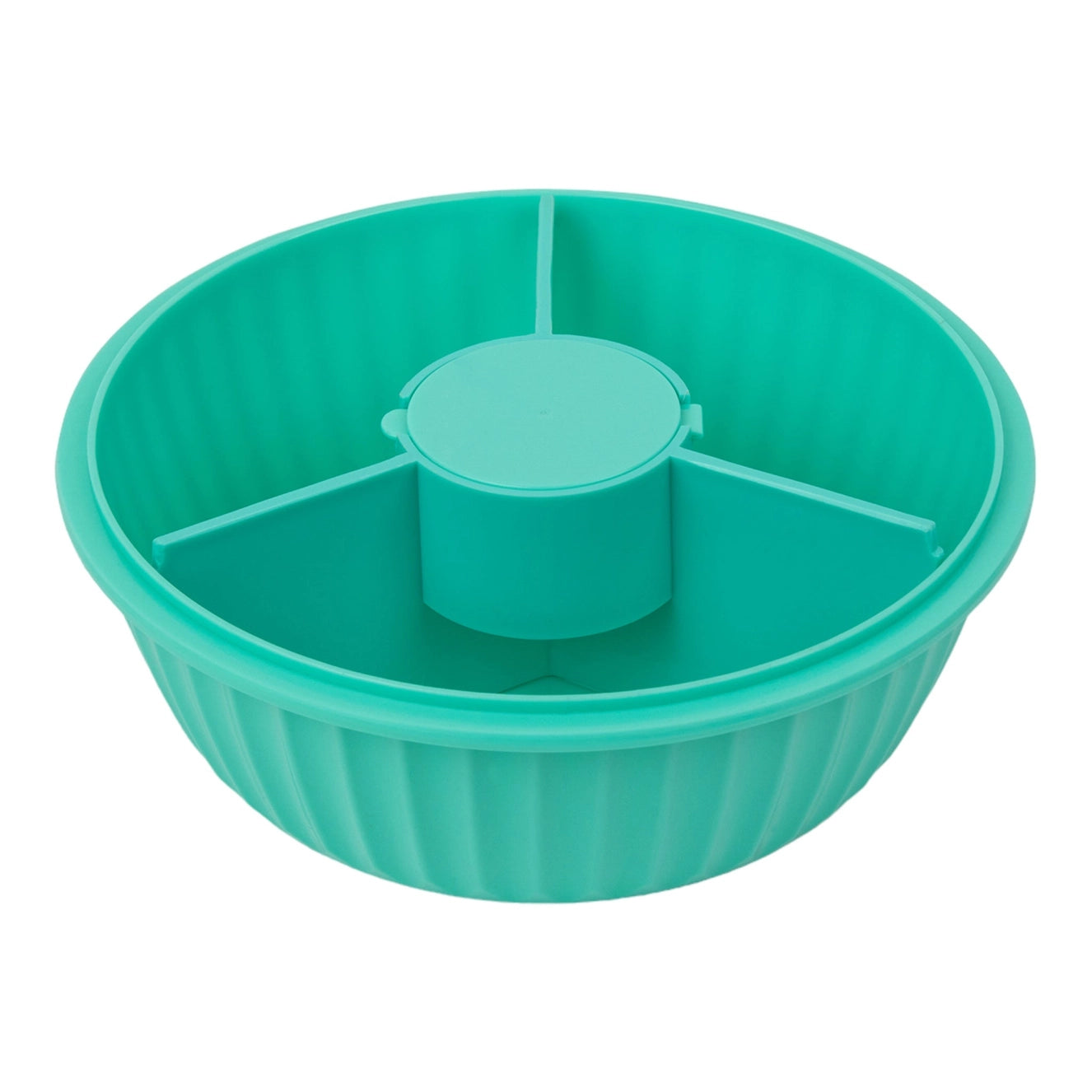 YumBox Poke Bowl with 3 Part Divider - Paradise Aqua