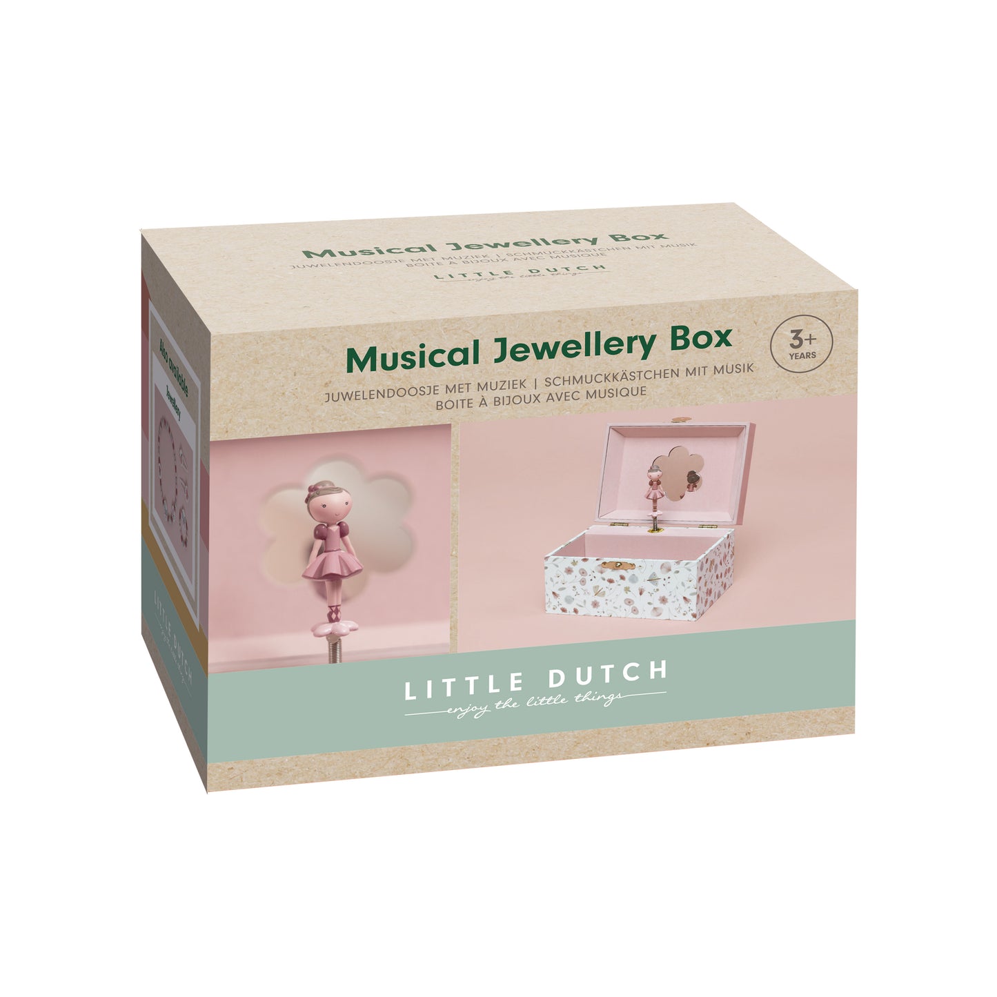 Musical Jewellery Box Rosa