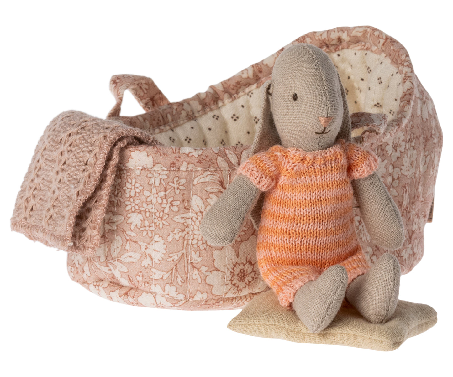 Maileg Bunny In Carry Cot Micro