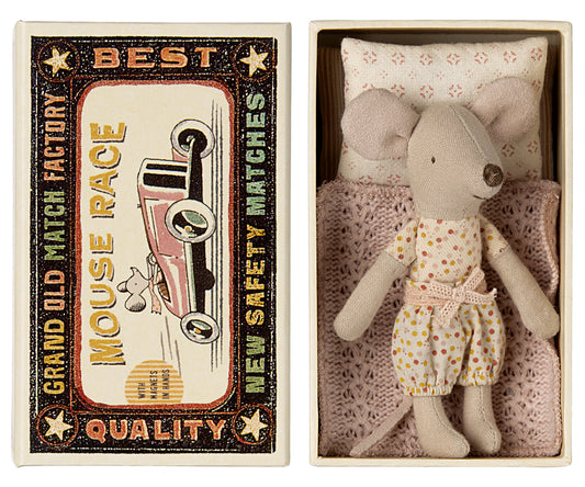 Little Sister Maileg Mouse In Matchbox