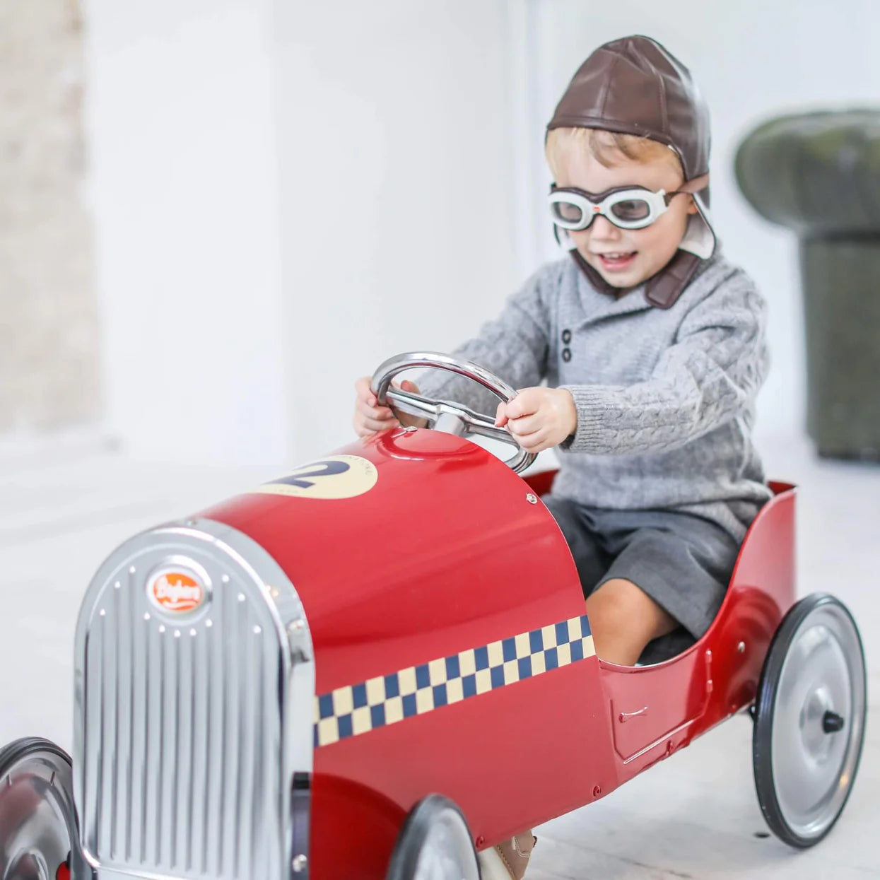 Car Racing Hat And Goggles