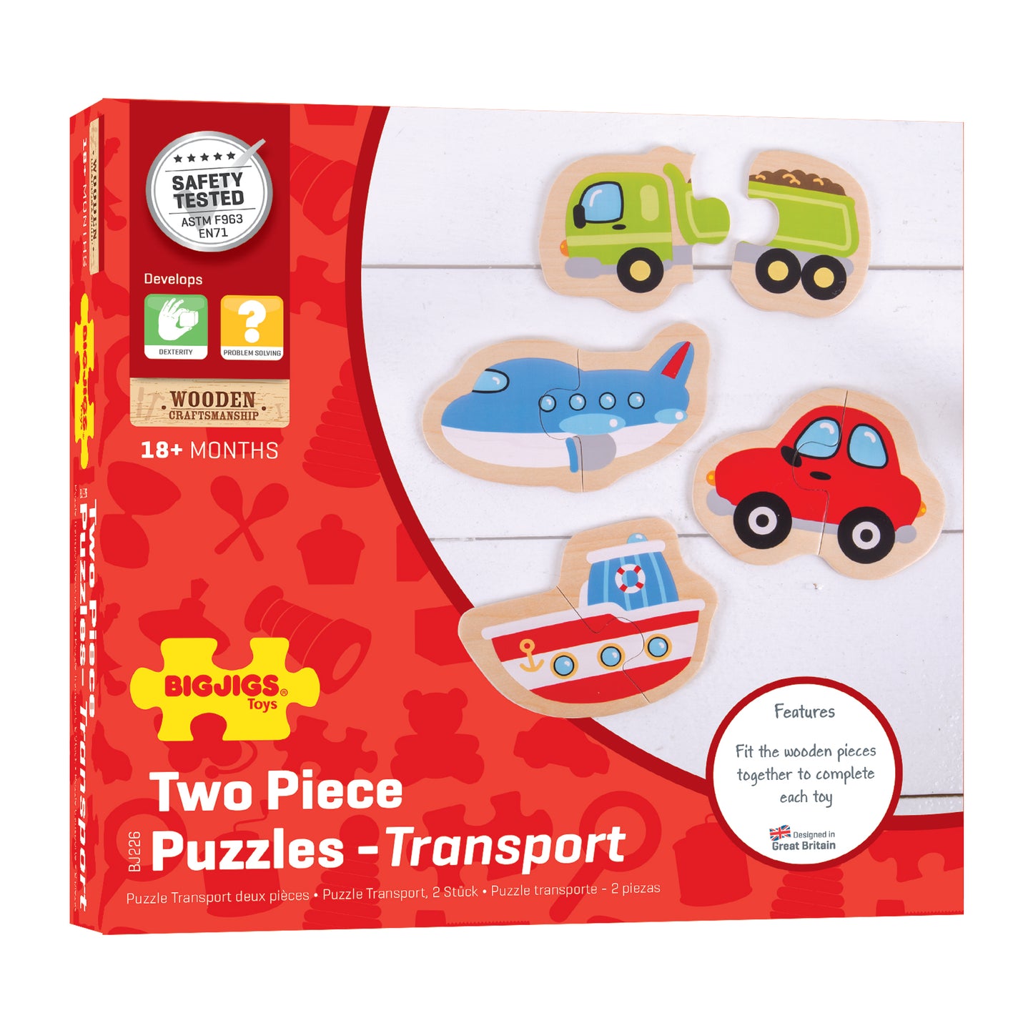 Two Piece Transport Puzzles