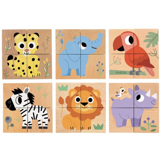 Wild and Co Wooden Blocks Puzzles