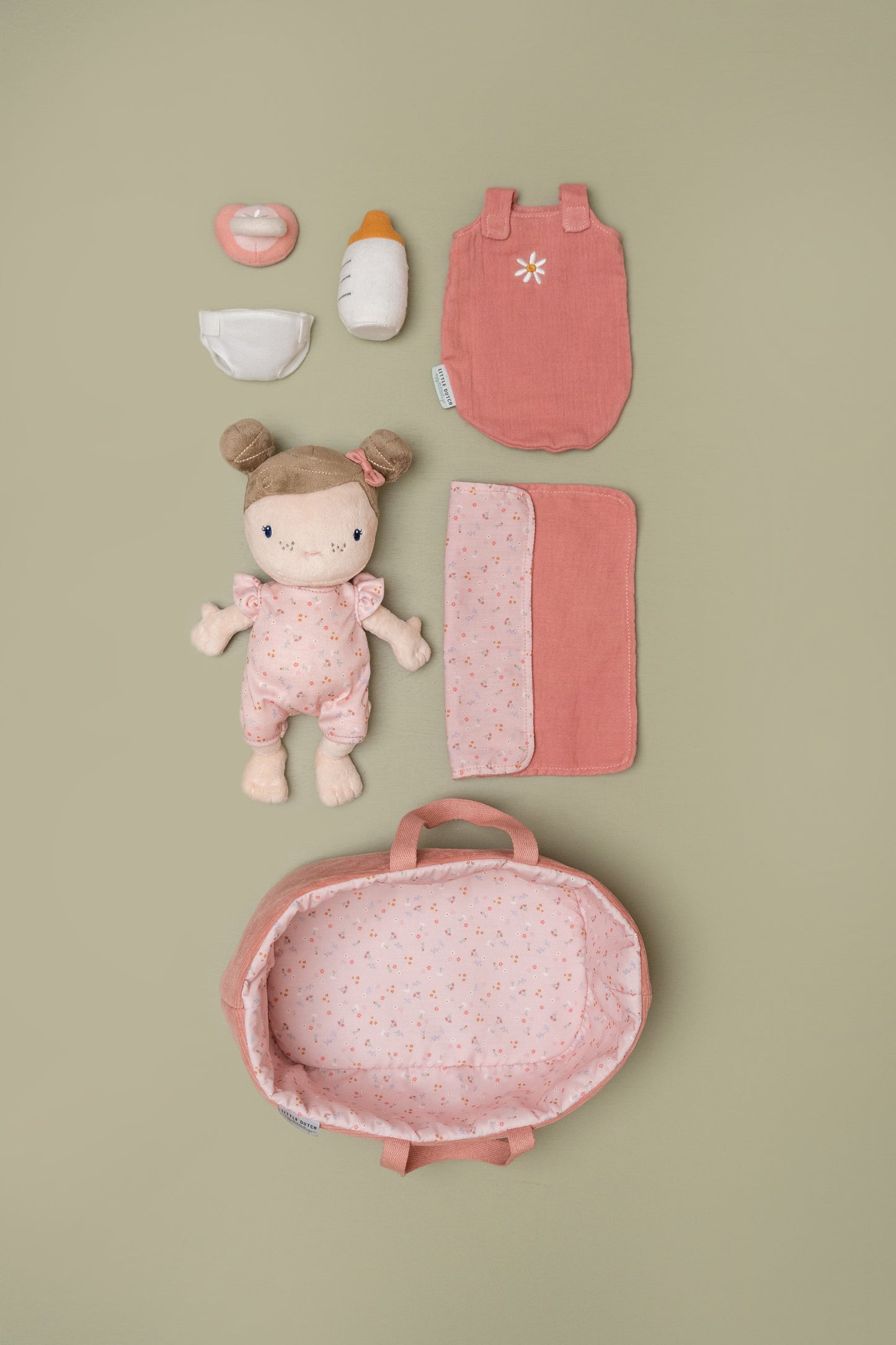 Baby Doll Care Set Rosa