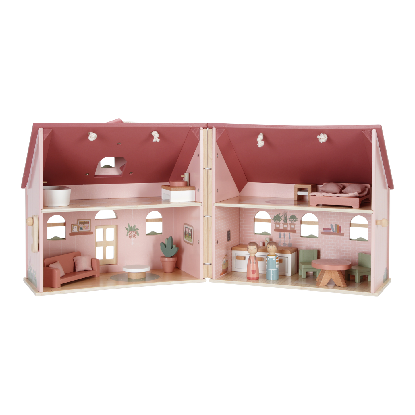 Wooden Portable Dollhouse By Little Dutch