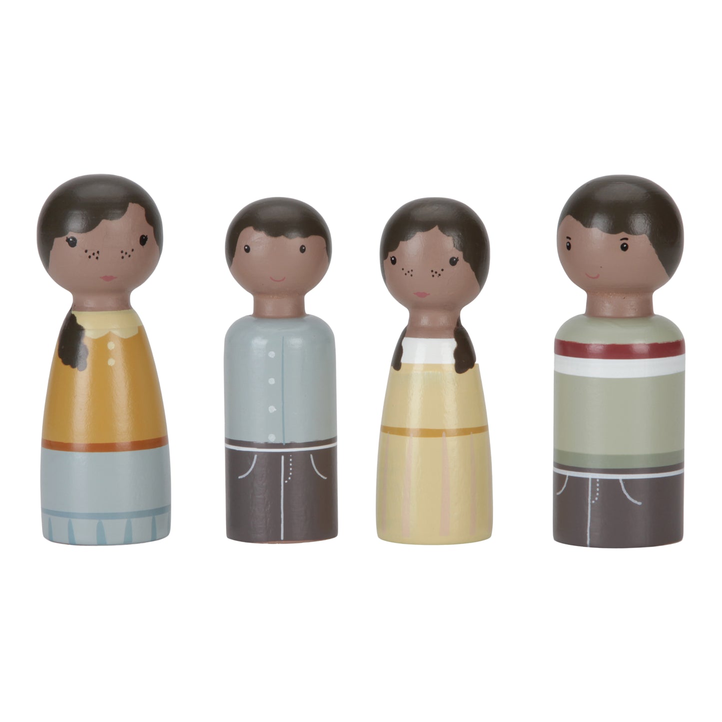 Wooden Peg Family Evi