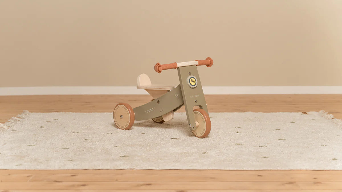 Wooden Tricycle Olive