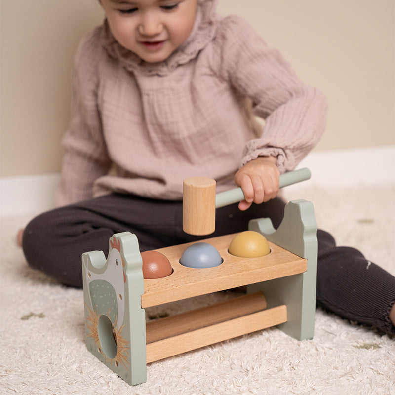 Pounding Bench With Rolling Balls Little Farm