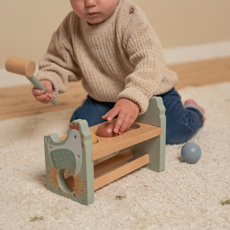 Pounding Bench With Rolling Balls Little Farm