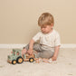 Wooden Tractor With Trailer Little Farm