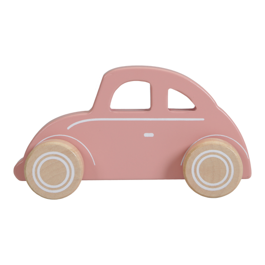 Pink Wooden Car