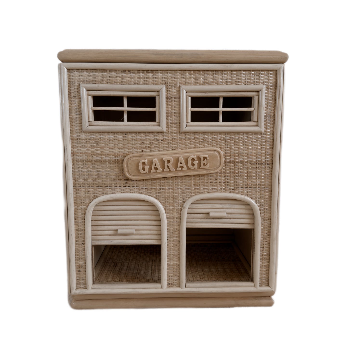 Rattan Garage Bedside Locker