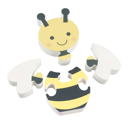 Chunky Wooden Puzzle Bee