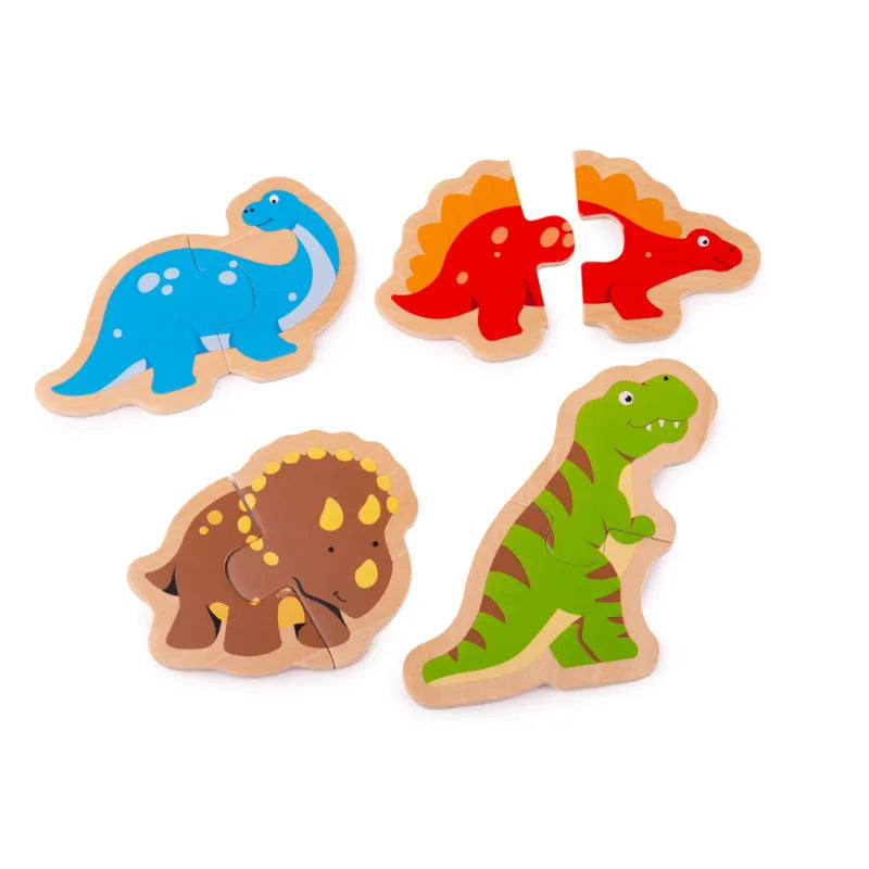 Two Piece Dino Puzzles