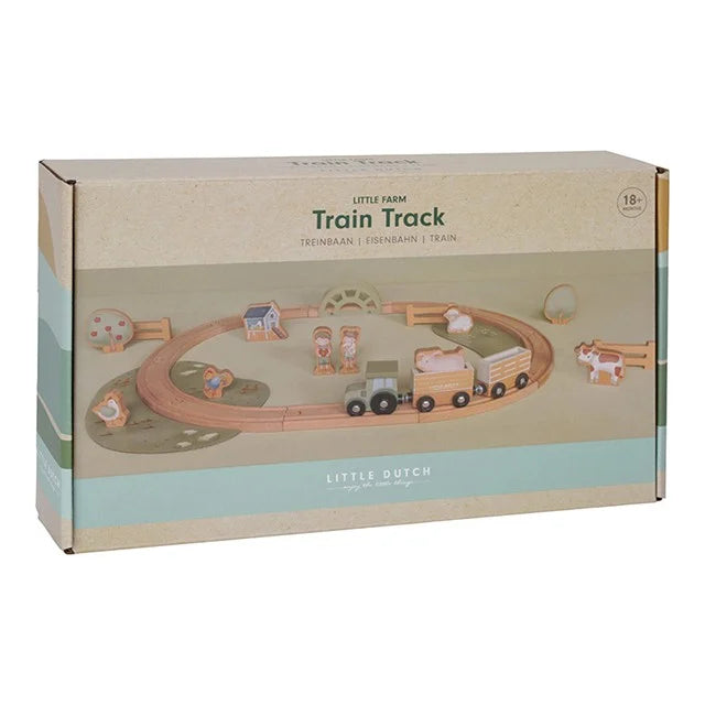 Wooden Train Track Little Farm