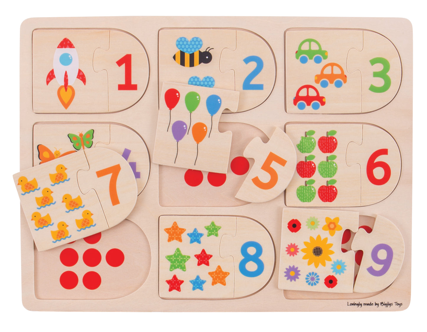 Bigjigs Number Matching Puzzle