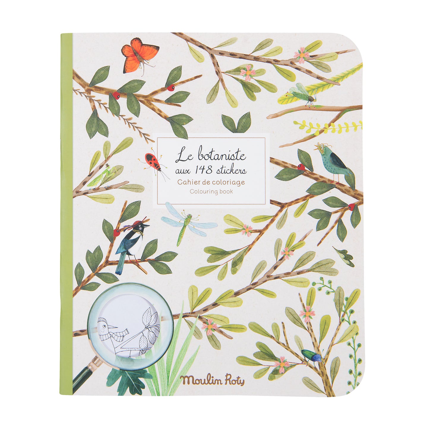 Botanist sticker and colouring book