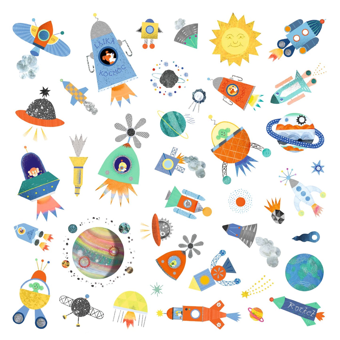 Djeco Space Stickers