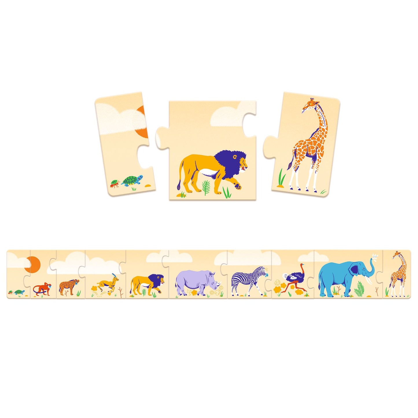 Big And Small Safari Puzzle