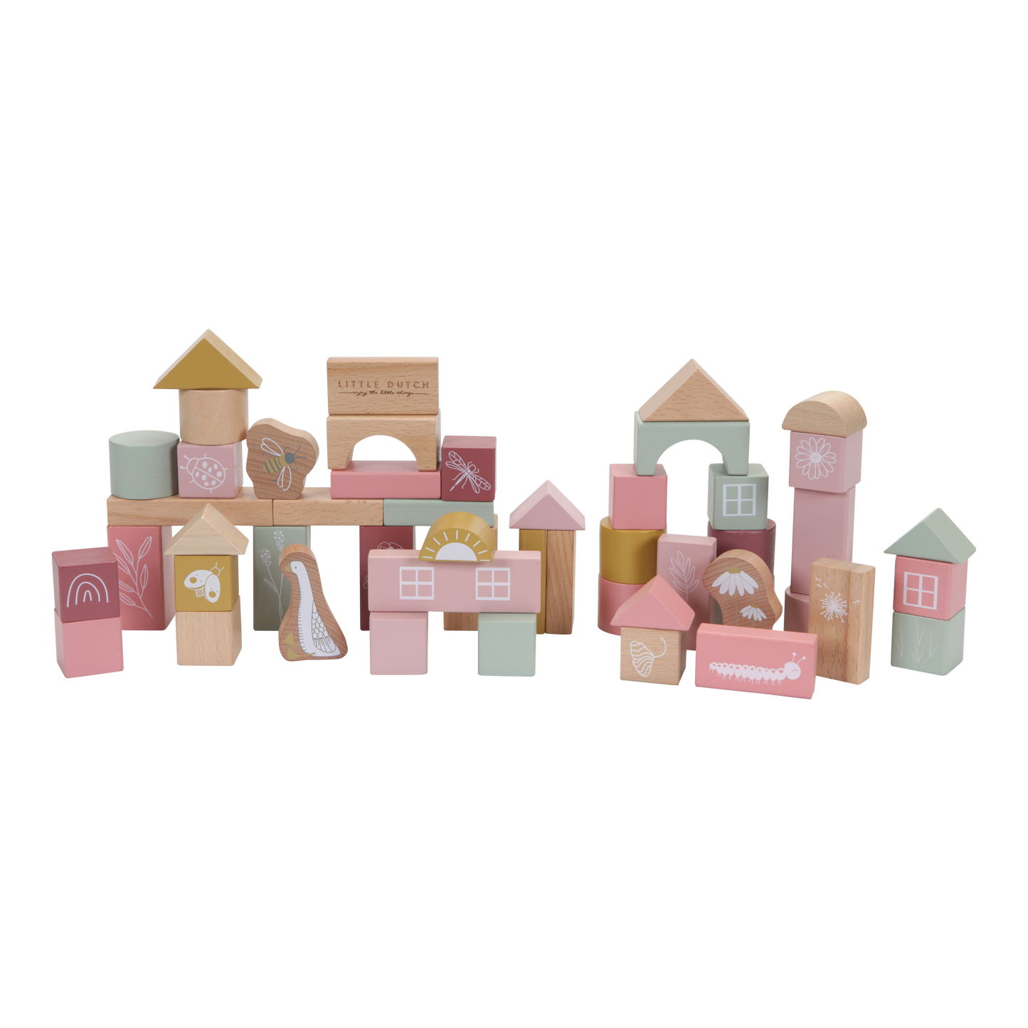Little Dutch Building Blocks Pink