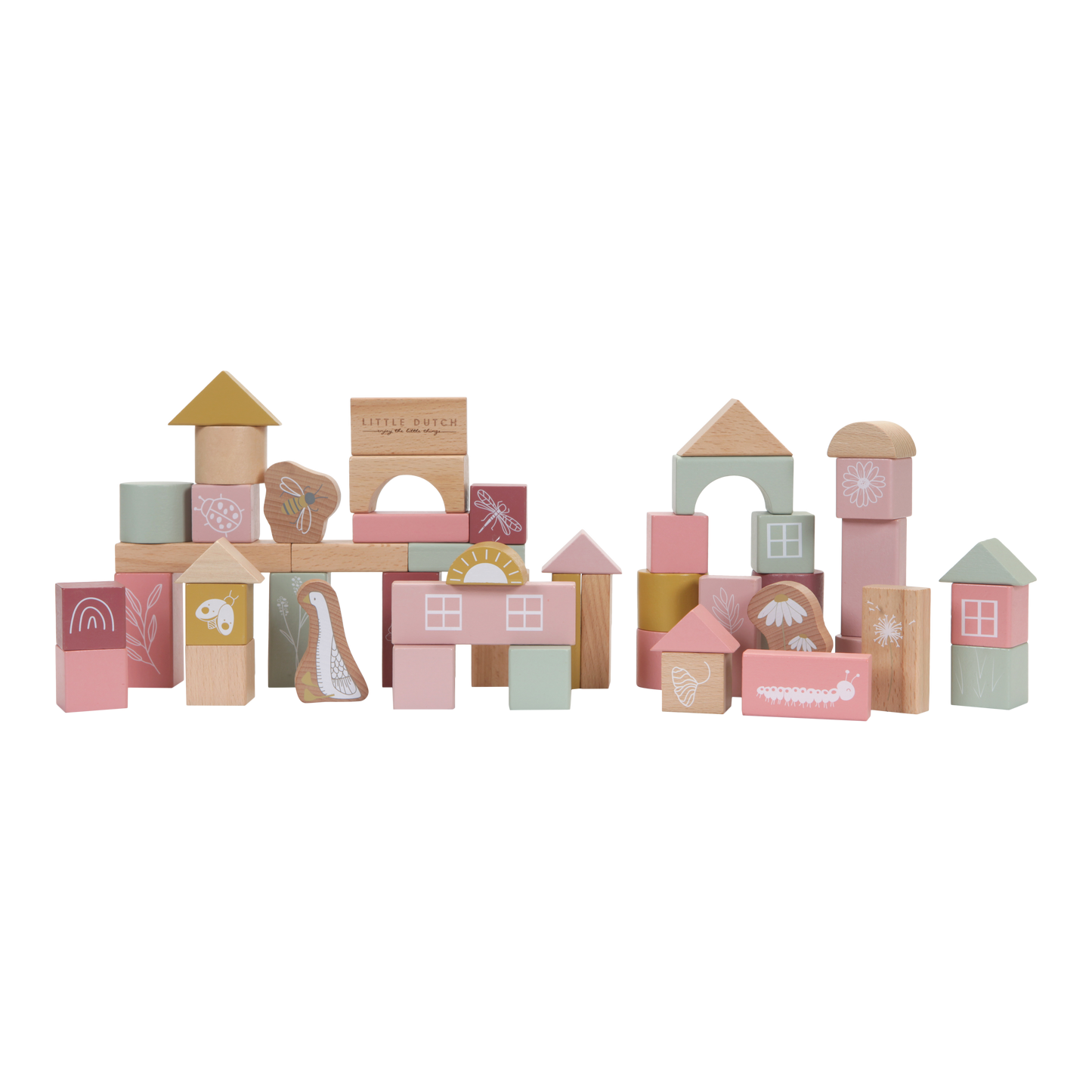 Little Dutch Building Blocks Pink